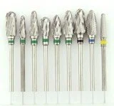 TUNGSTEN AND TITANIUM CARBIDE LAB BUR CROSS CUT