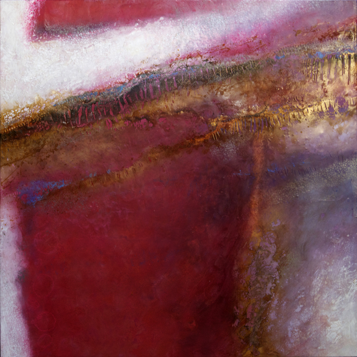   Emerging 20   48 x 48 x 3  Encaustic and Mixed Media on Panel  $4000 