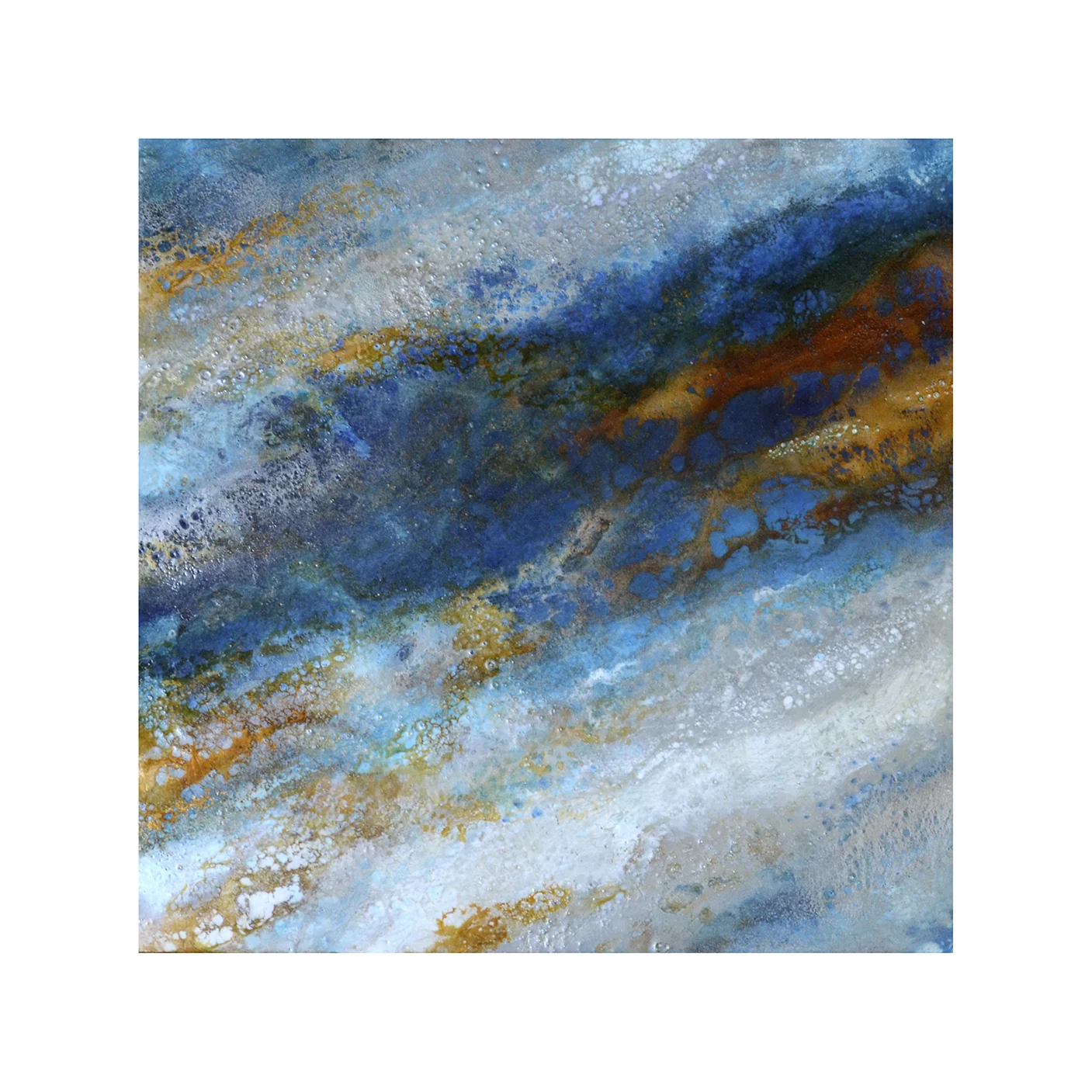 Emerging 11 12 x 12 Encaustic on Panel $300