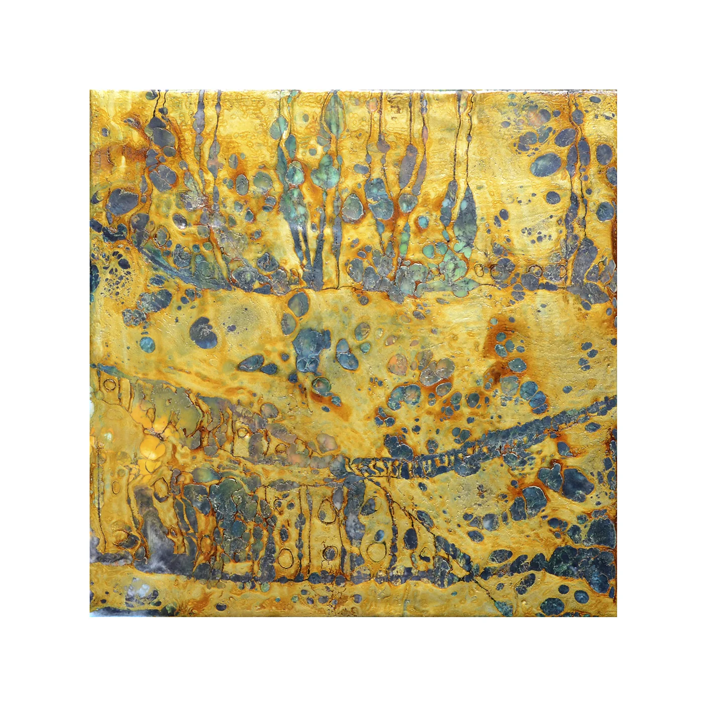 Kosmos 2 12 x 12 Encaustic on Panel $300