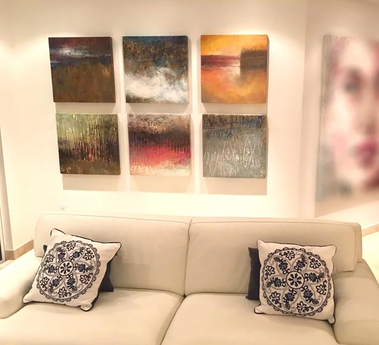 Series of 6 paintings sold at Spectrum Miami show - SOLD