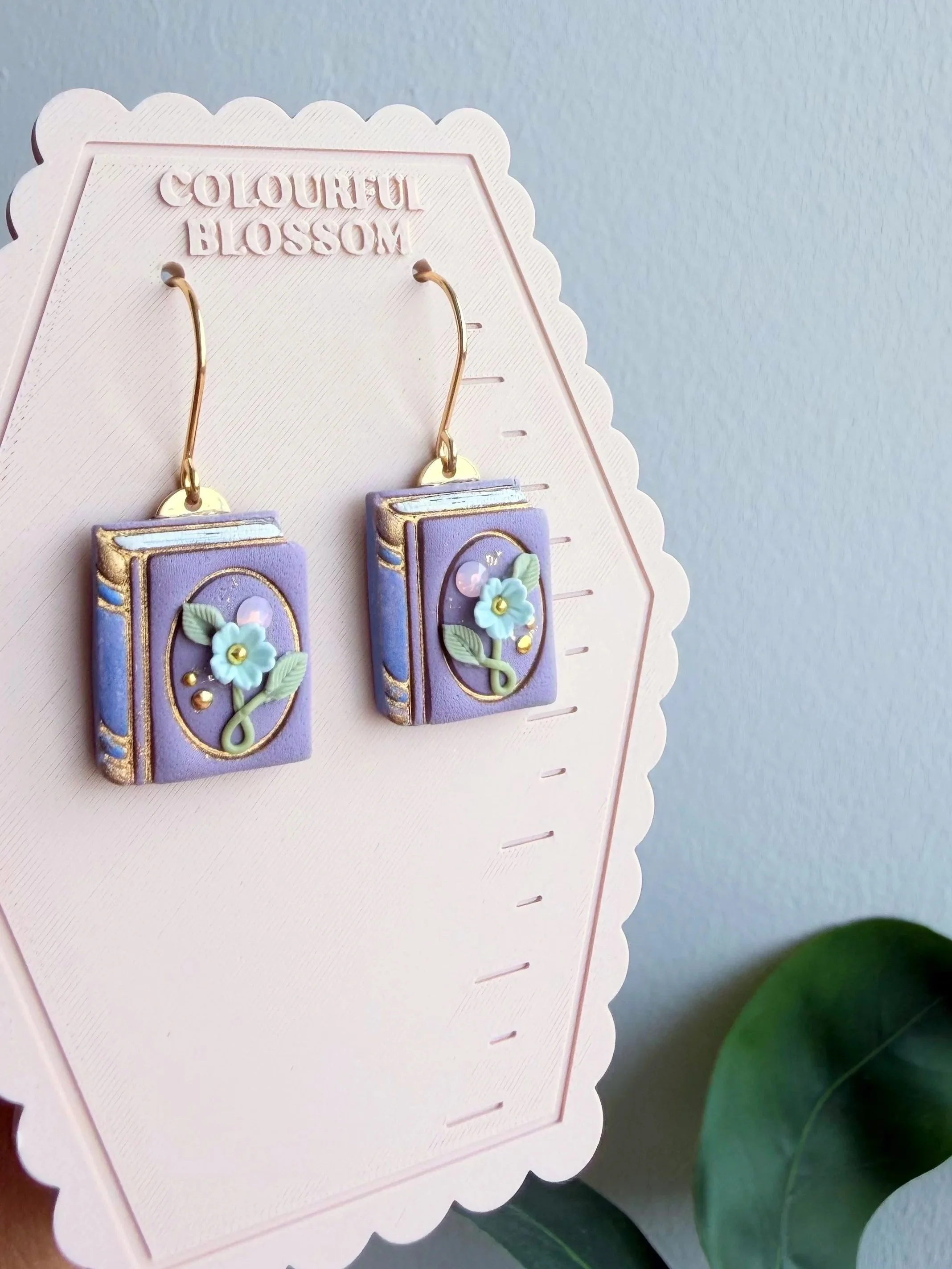 Libritos Earrings - Purple