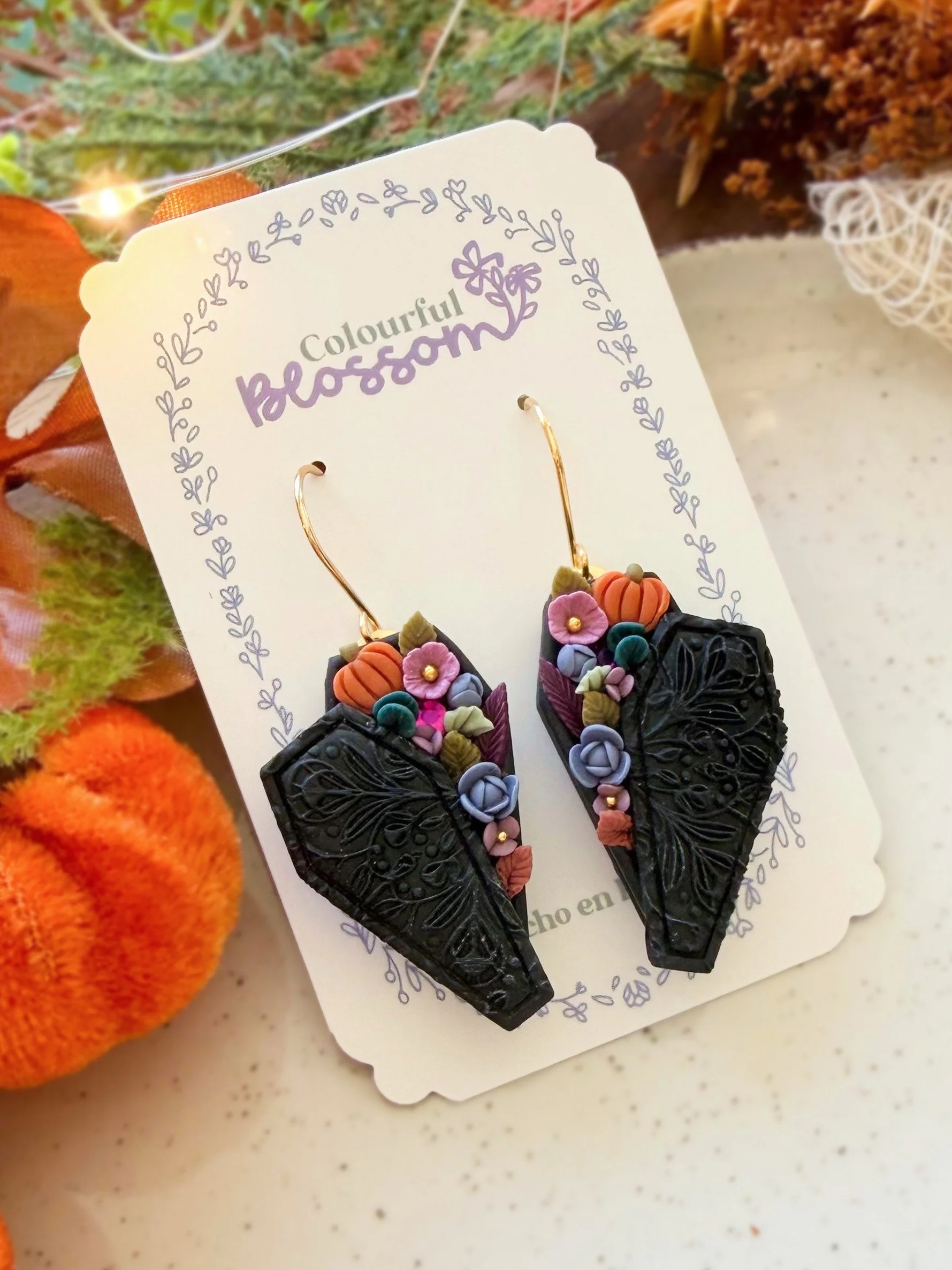 Coffin Earrings