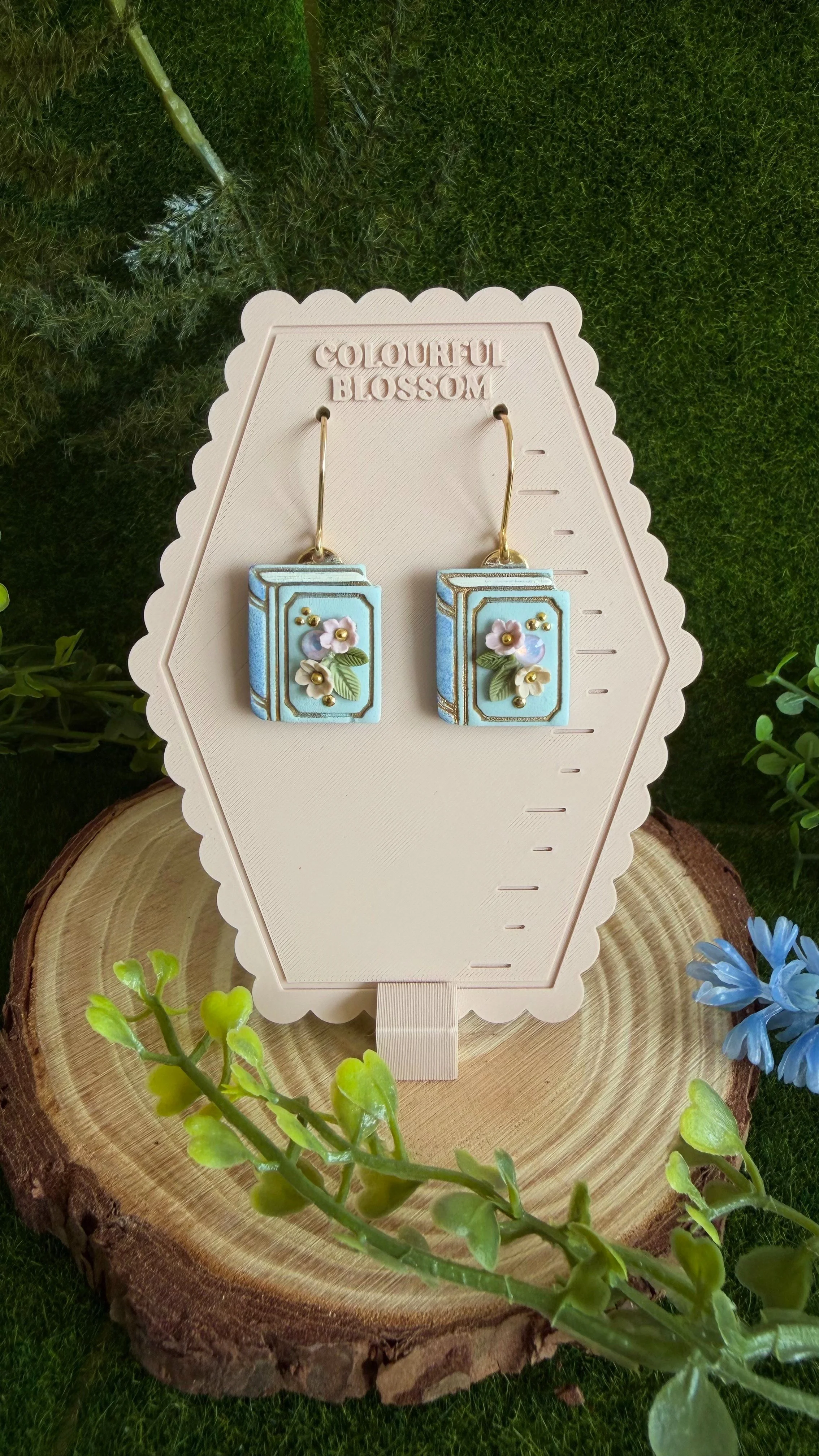 Libritos Earrings - Blue