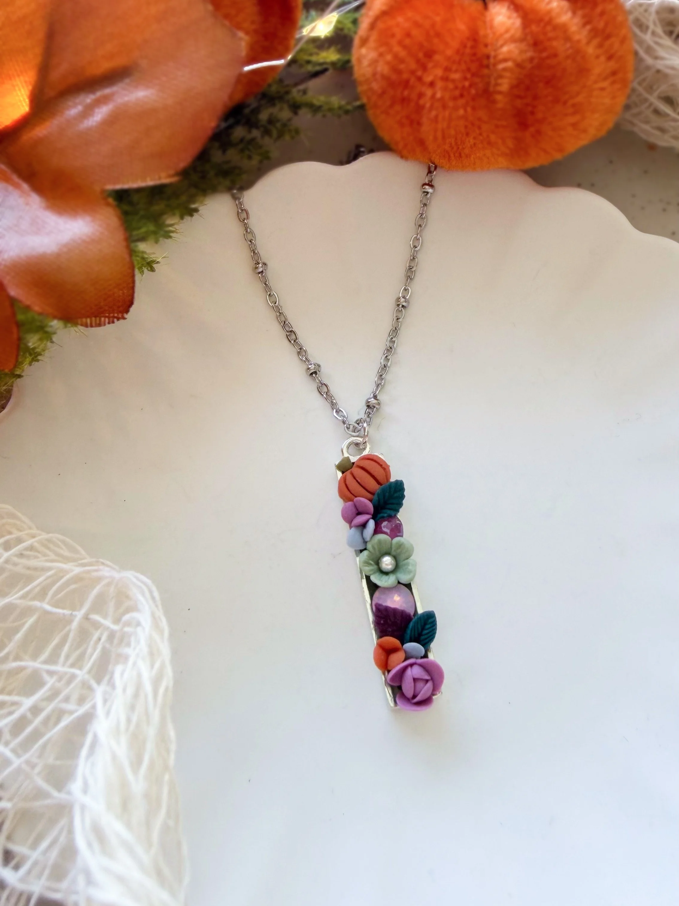 Fall Bar Necklace II