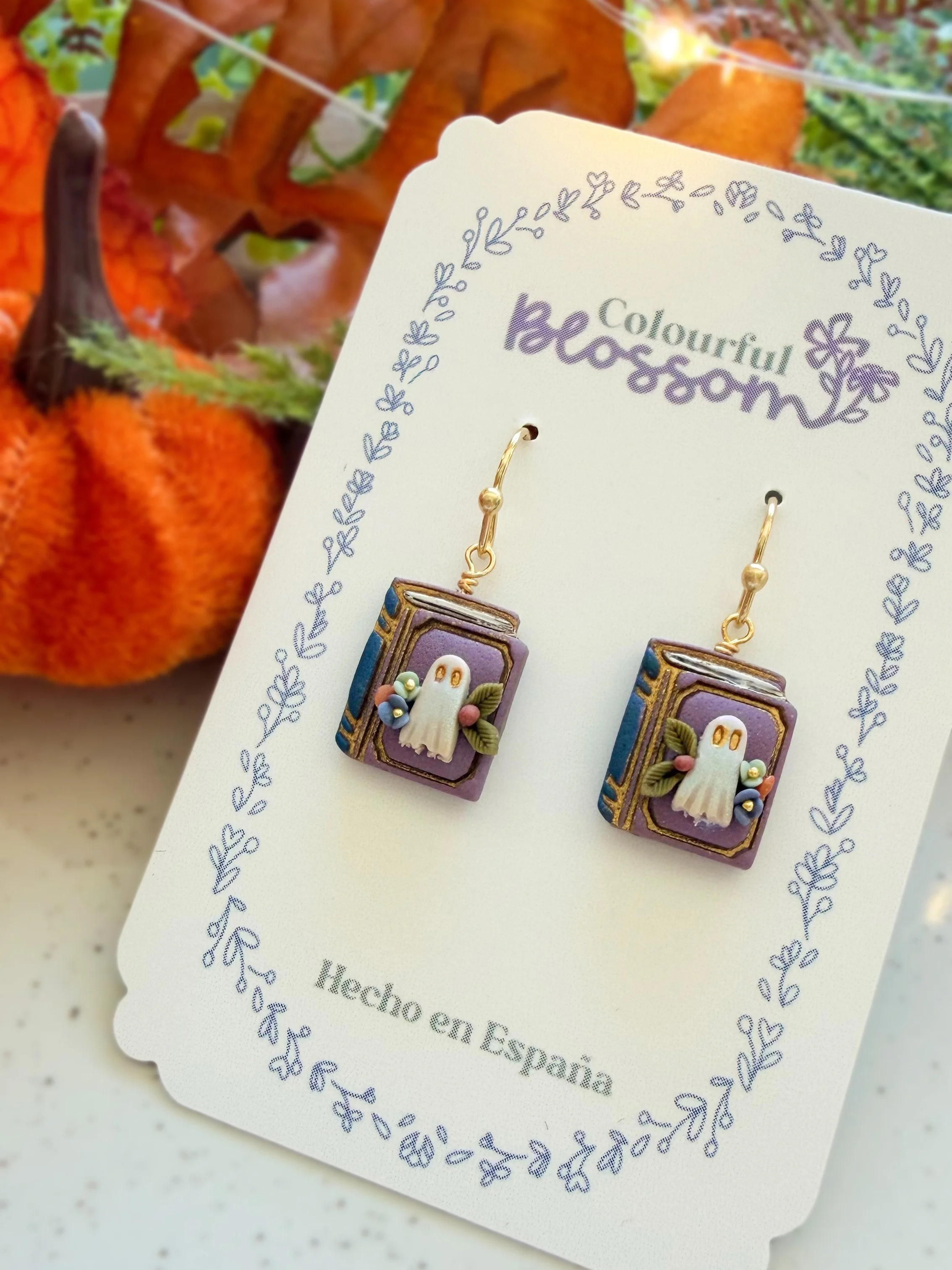 Libritos Mini Earrings - Boo
