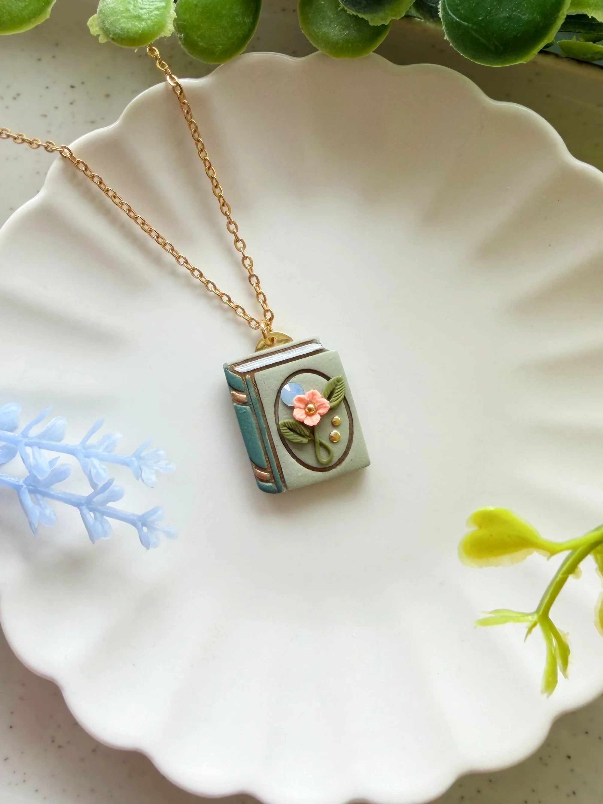 Librito Necklace - Verde