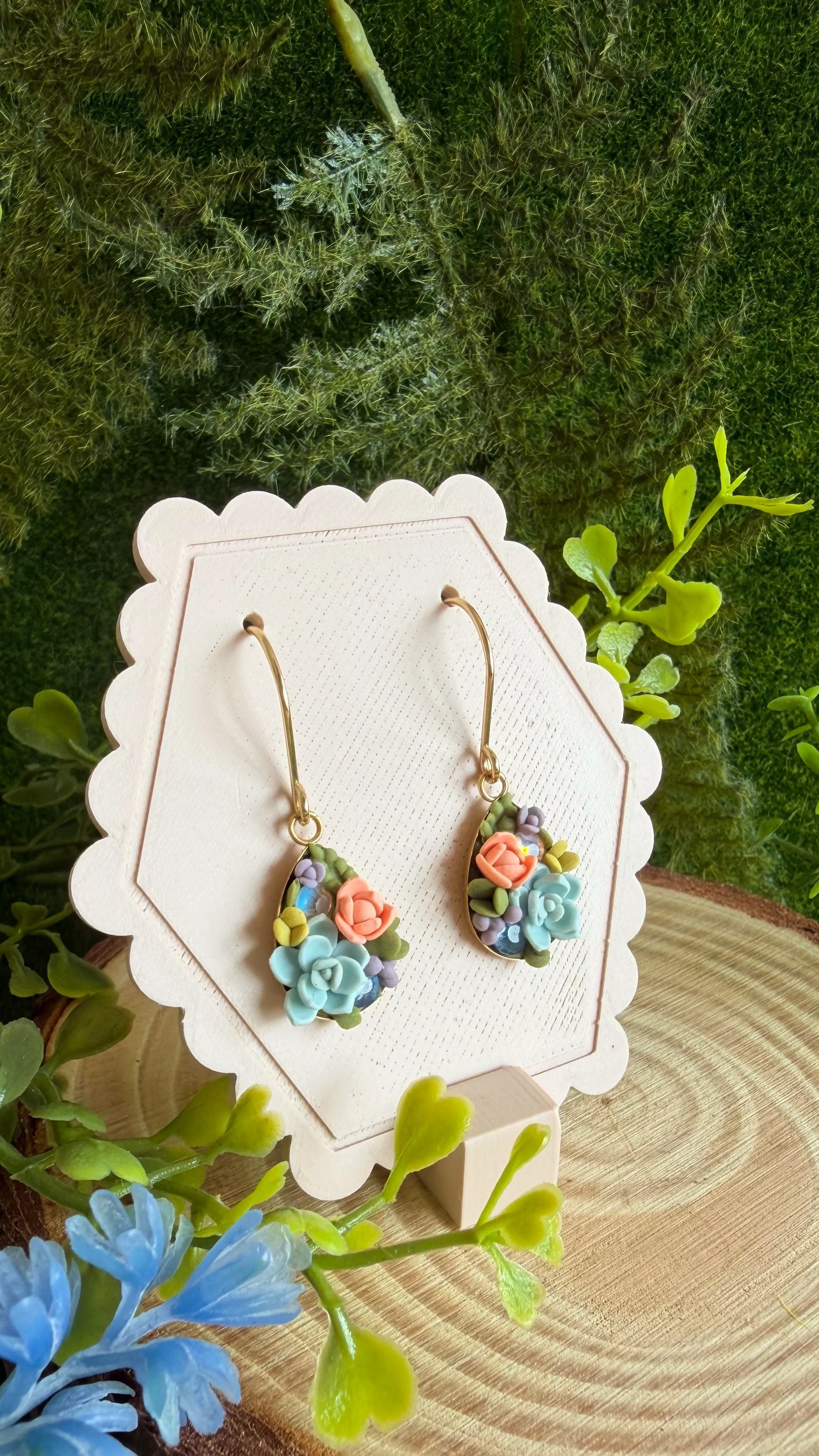 Succulent Gotitas - Aqua