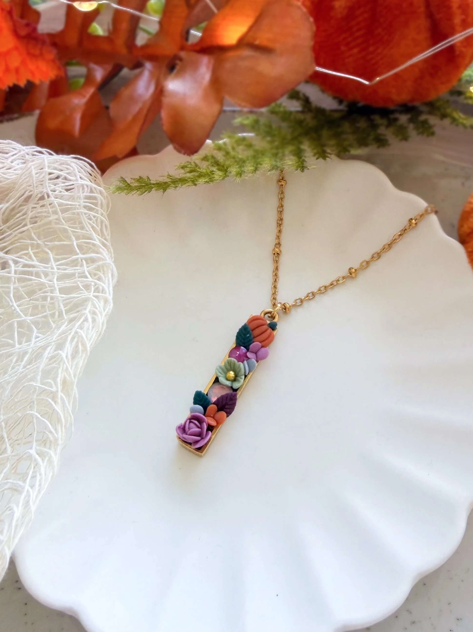 Fall Bar Necklace