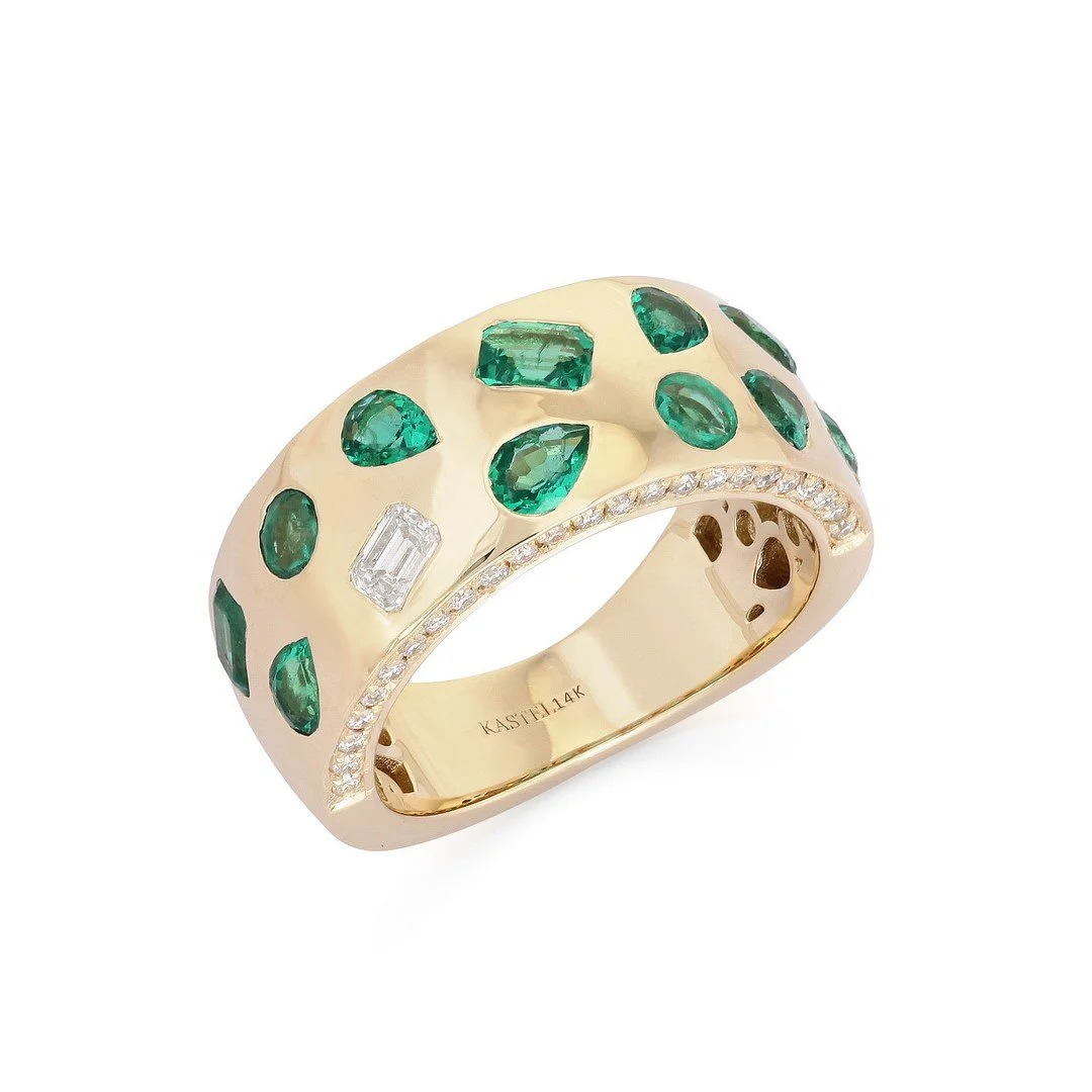 Emerald and Diamond Cigar Band