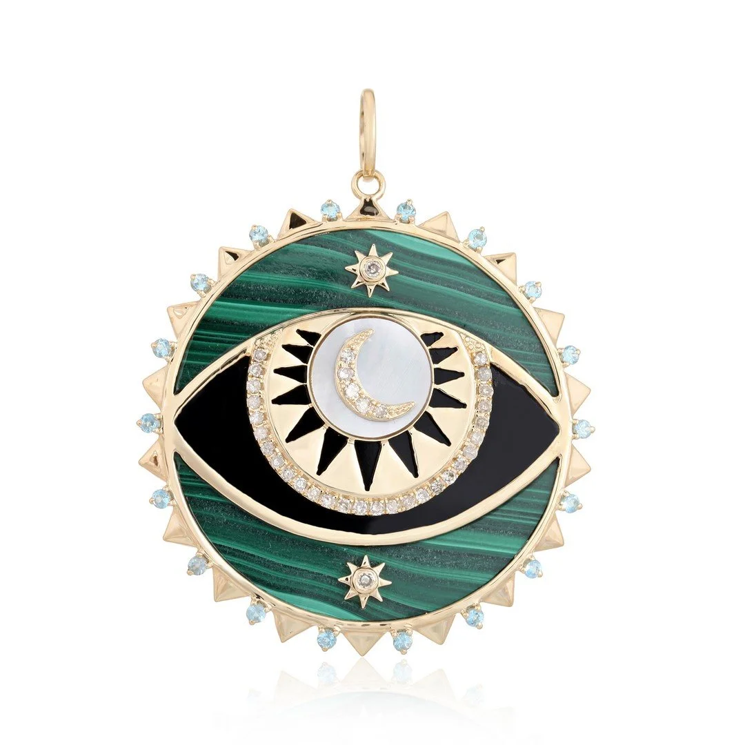 Cyrene Evil Eye Amulet Pendant