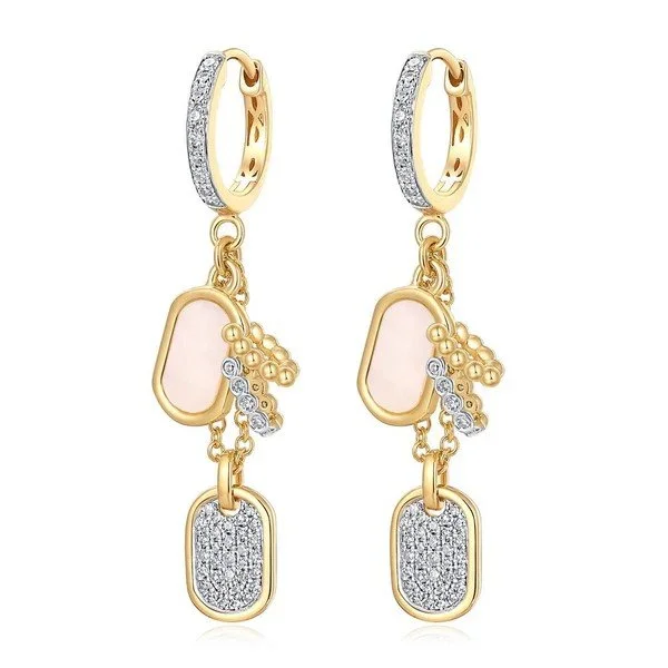 Diamond Tag Earrings