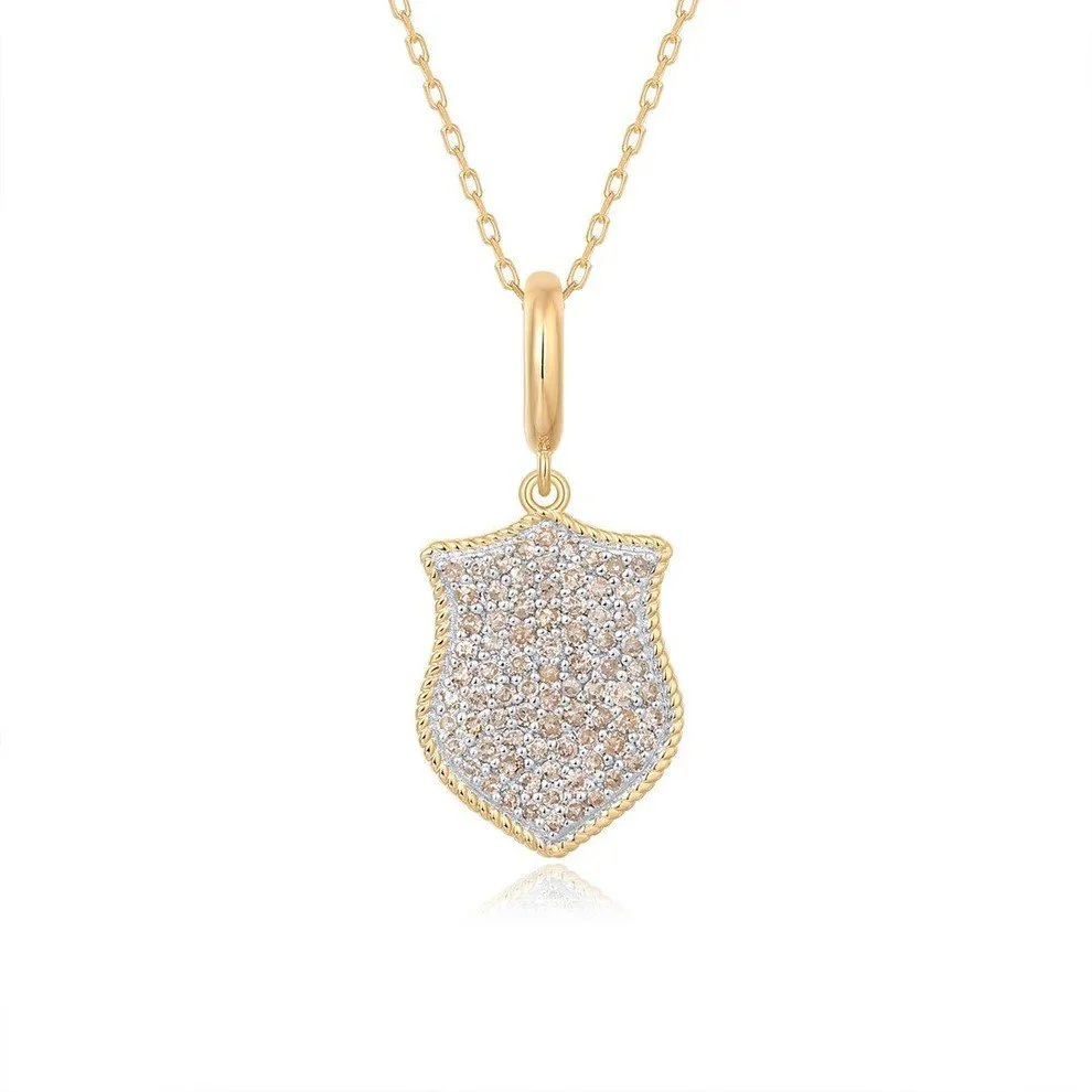 Diamond Shield Pendant