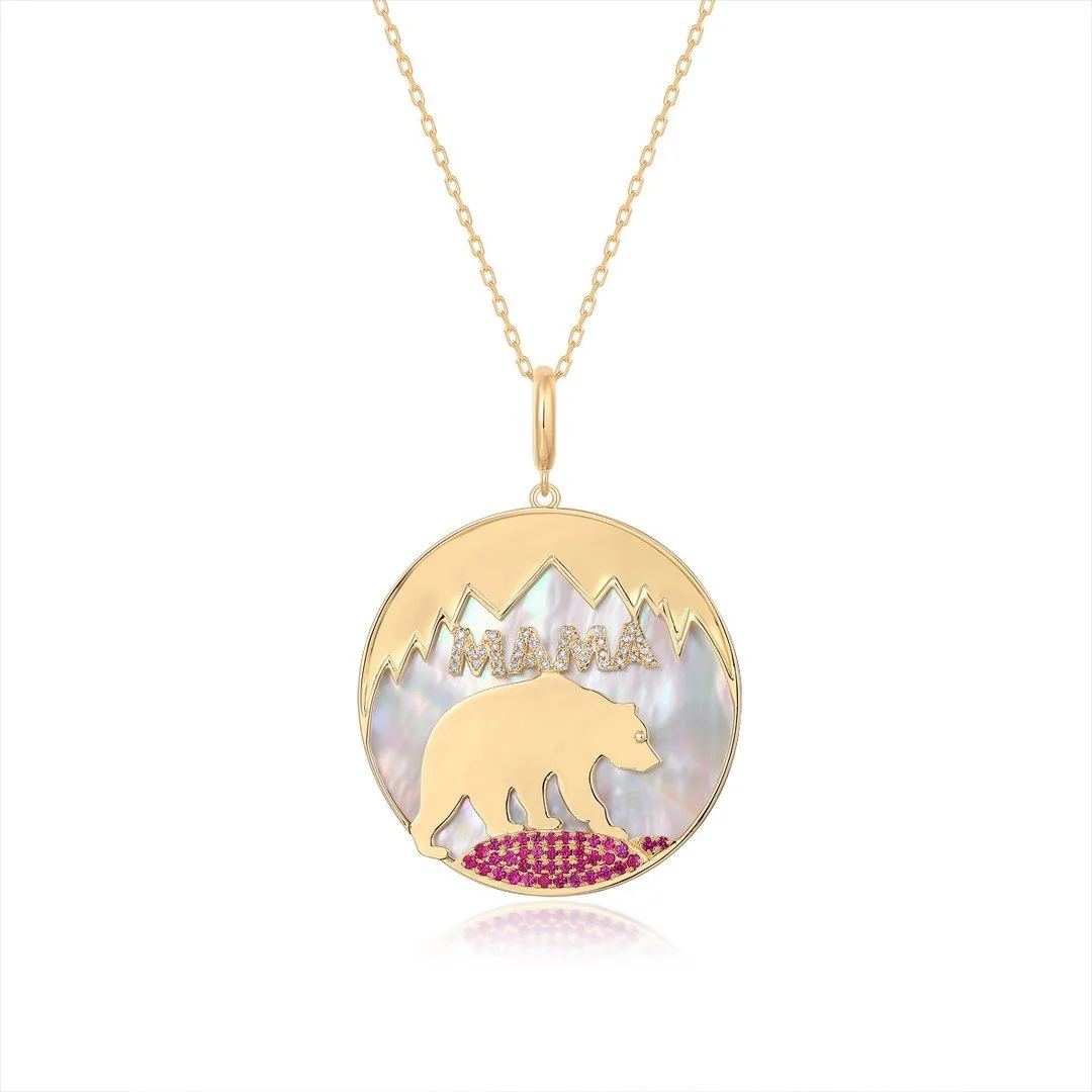Summit Mama Mother of Pearl Pendant