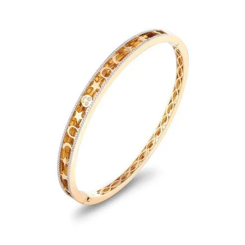 Happy Symbols Diamond Bangle