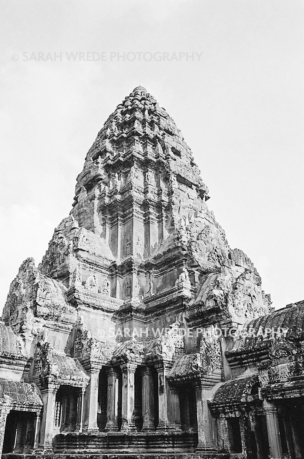 Angkor Wat, Siem Reap, Cambodia (35mm B+W Film)