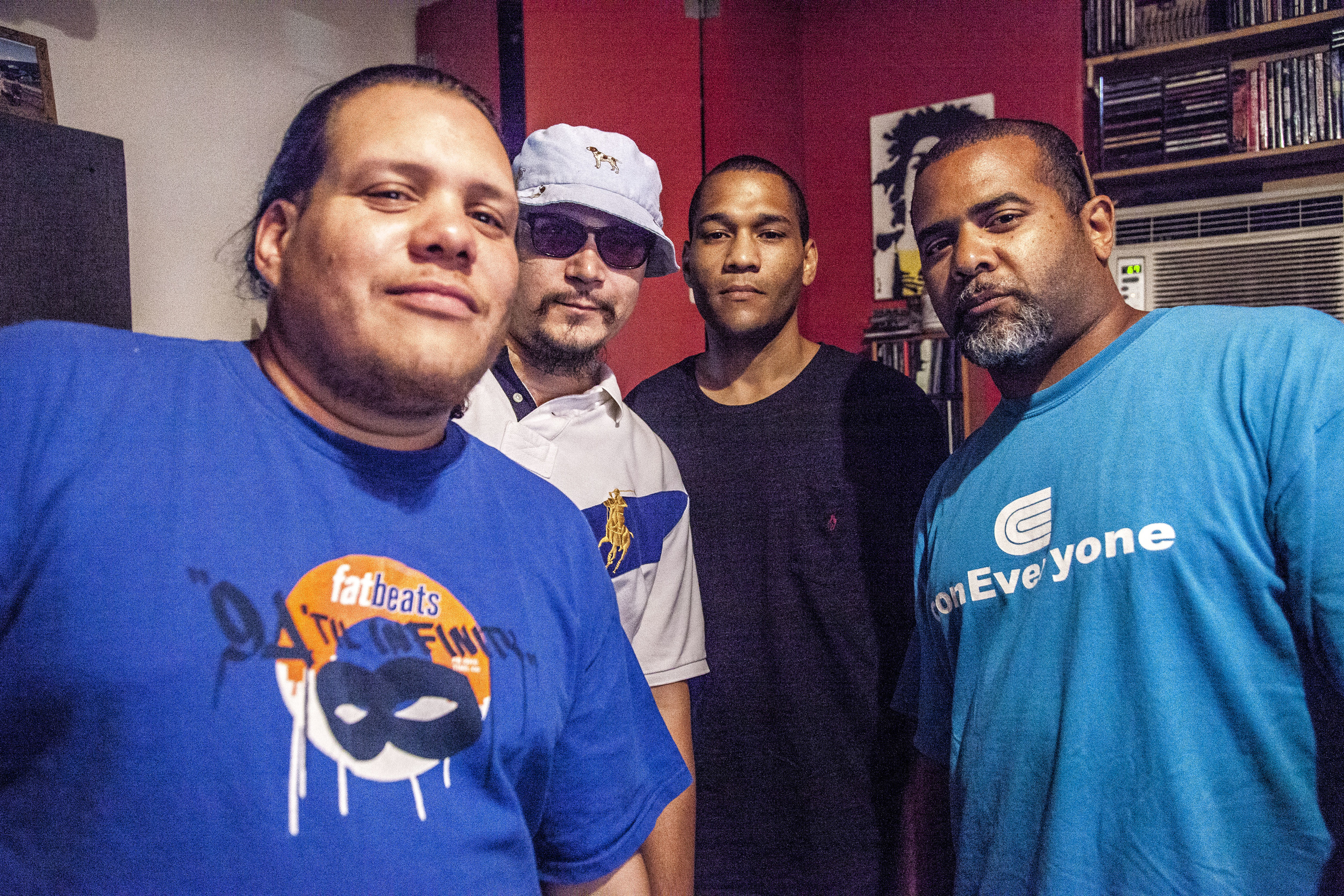 Guerrilla Grooves Radio. Rhinoceros Funk, Julz Money, Miggz & DJ FredOnes. TME Pro Studios. Bronx, NYC. August 2015.