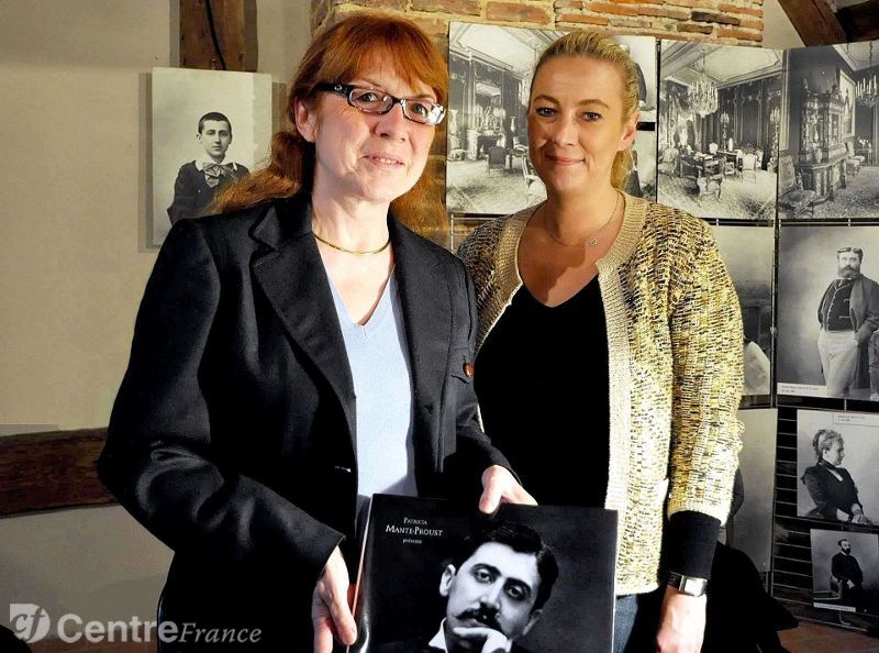 Mireille Naturel (left) with Patricia Mante-Proust.