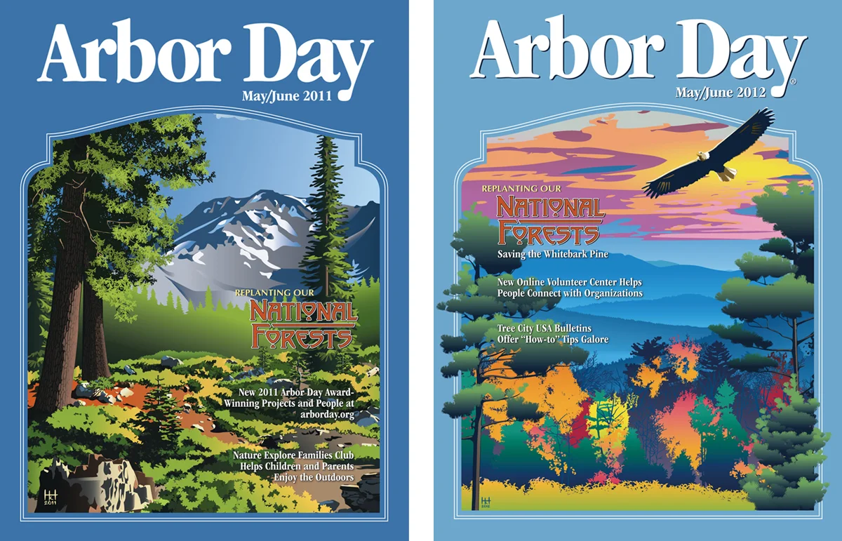 Arbor Day Newsletter Covers