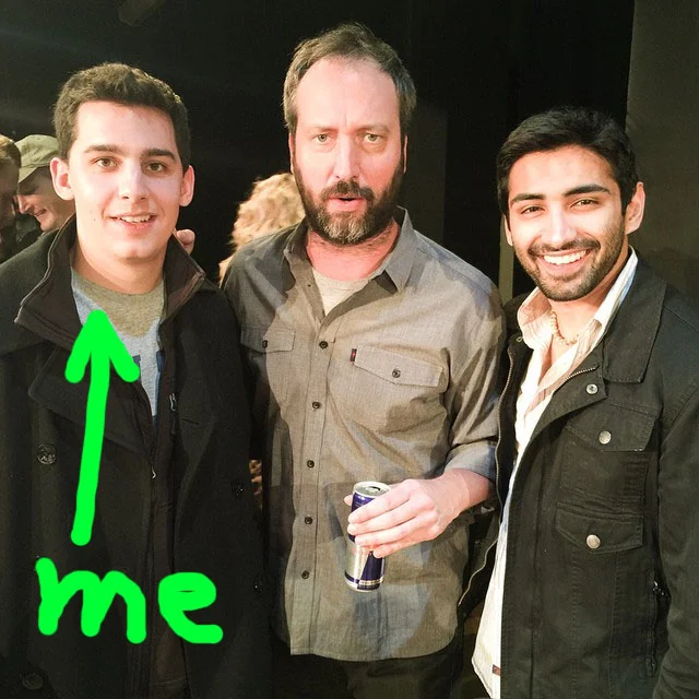 I'm convinced that roughly 63% of my crazy ideas have come from watching the guy in the middle.