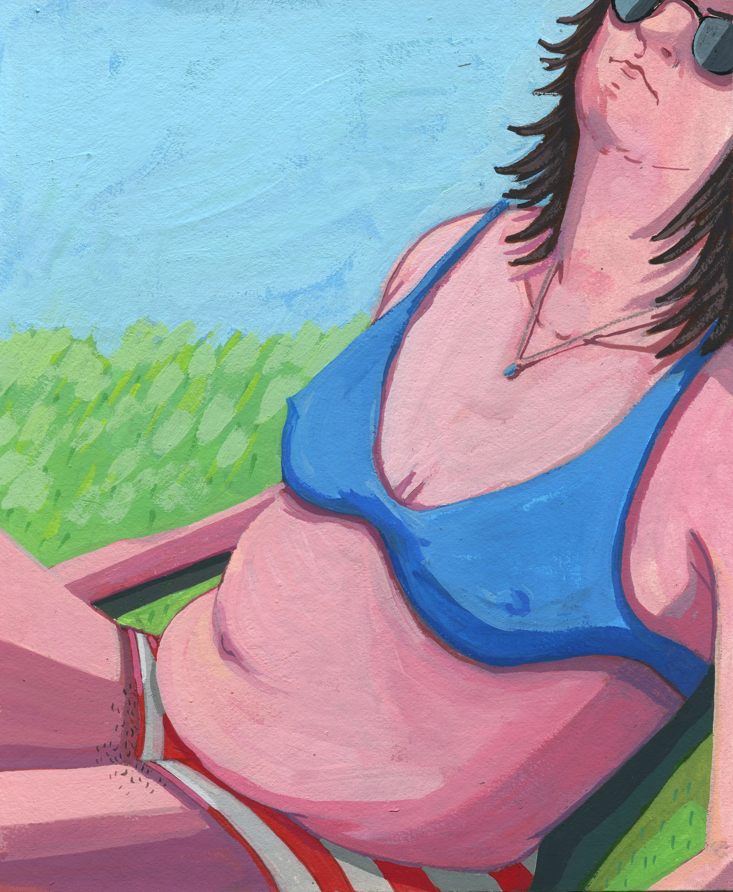 Sunbathing