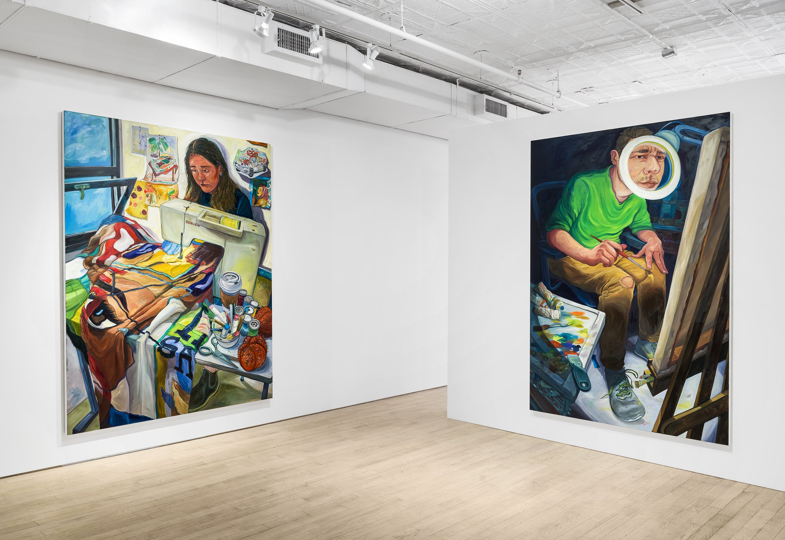  “Studio Visitor,” two-person show with Joel Shapiro, Morgan Presents Gallery 