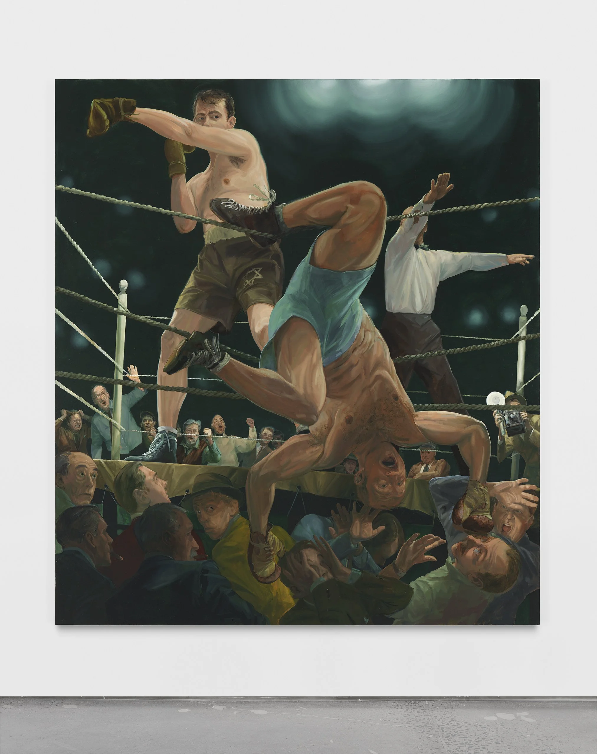 Abe's winning punch
