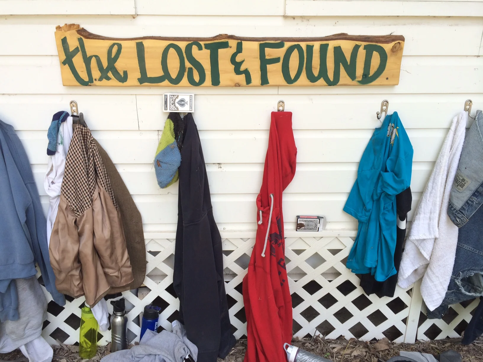 New and improved lost and found area!