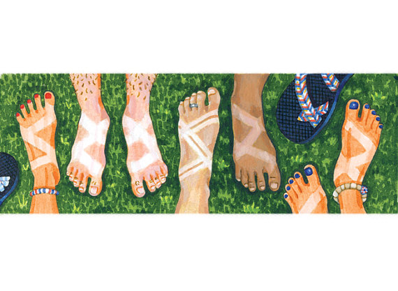 Or just buy one of these amazing Chaco tan bumper stickers from Adrienne Langer on Etsy!
