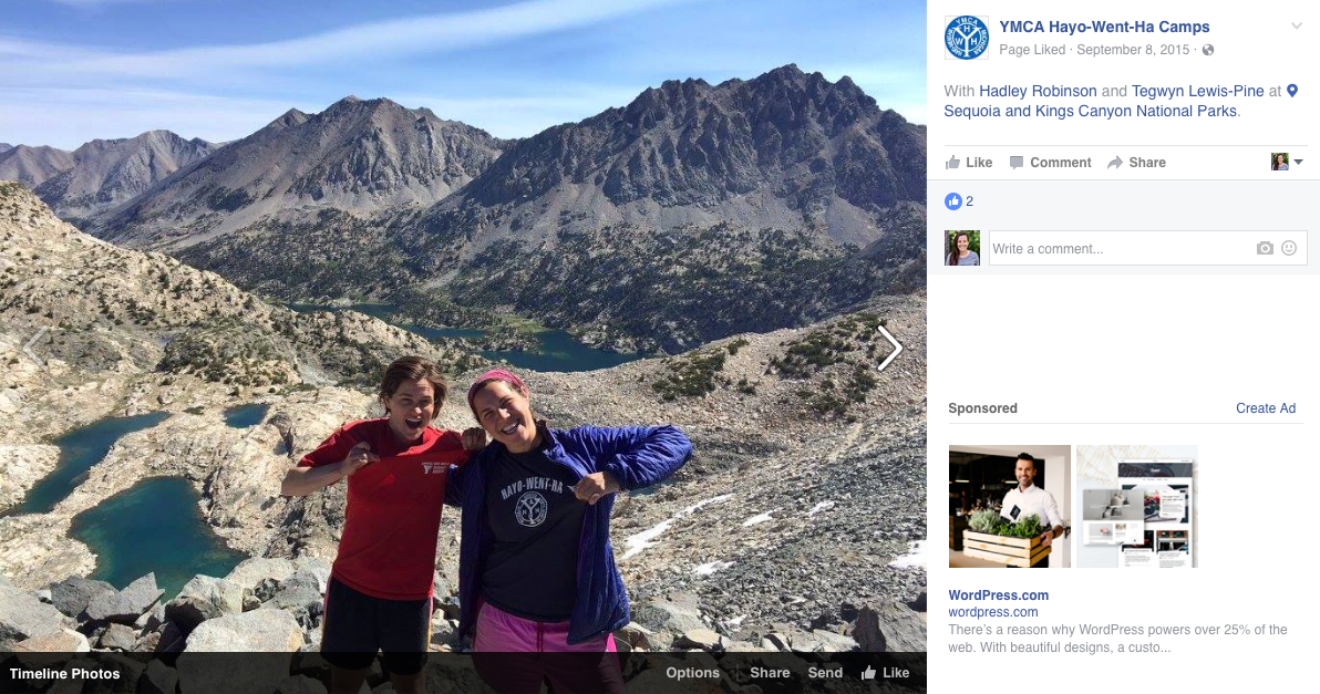 Camp Hayo-Went-Ha does a great job of posting alumni travel photos!