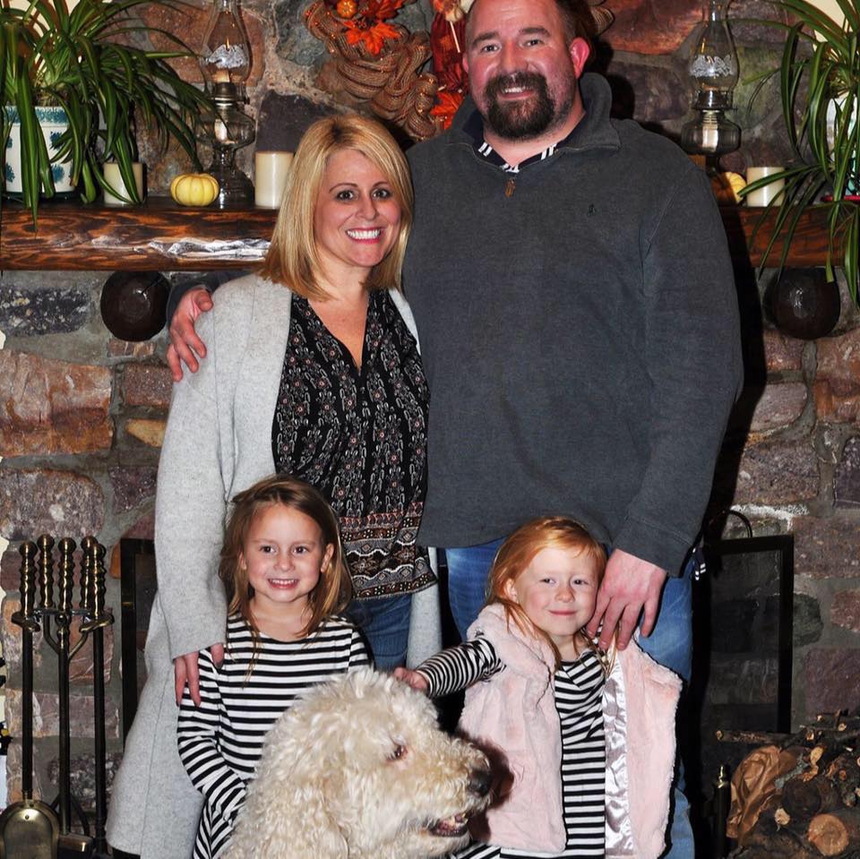 Matt and his extremely adorable family!