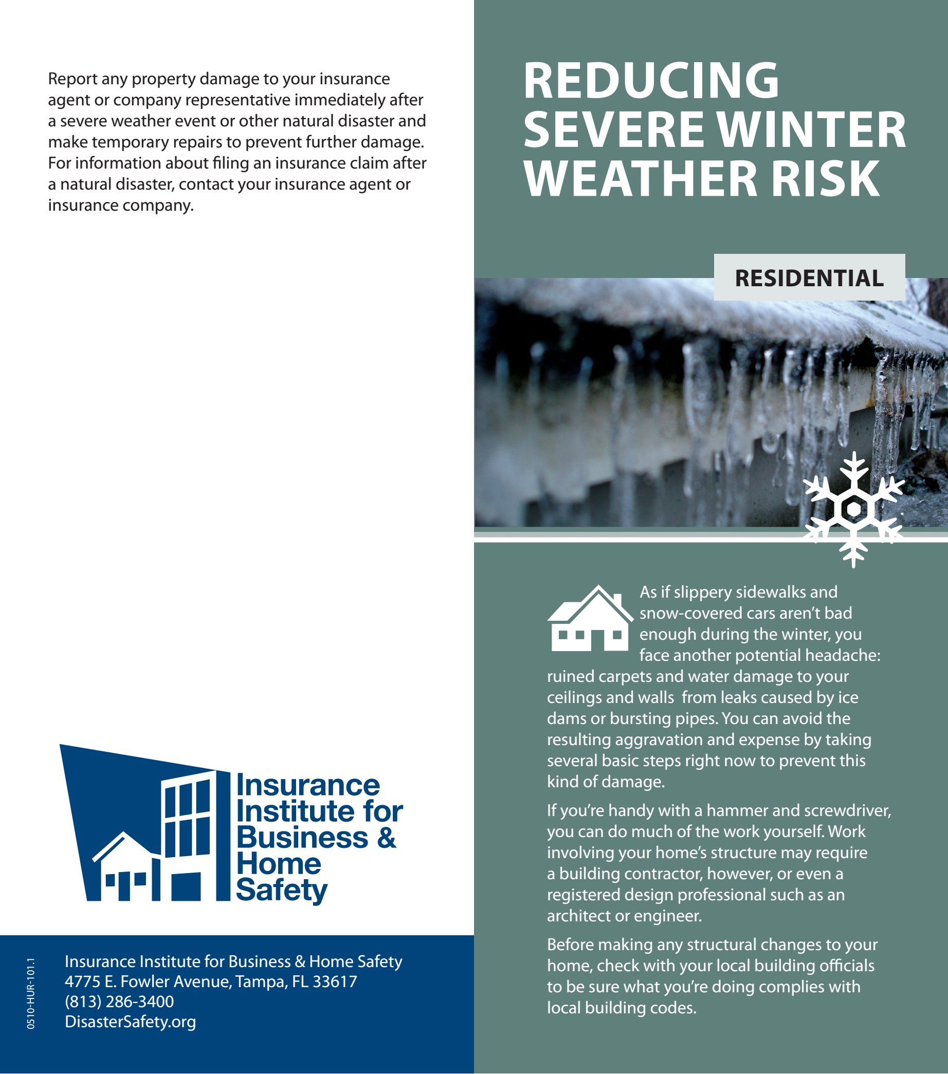 Reducing Severe Winter Weather Risk