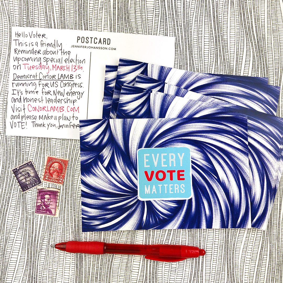 Every Vote Matters Postcards to Voters — Jennifer Mullin