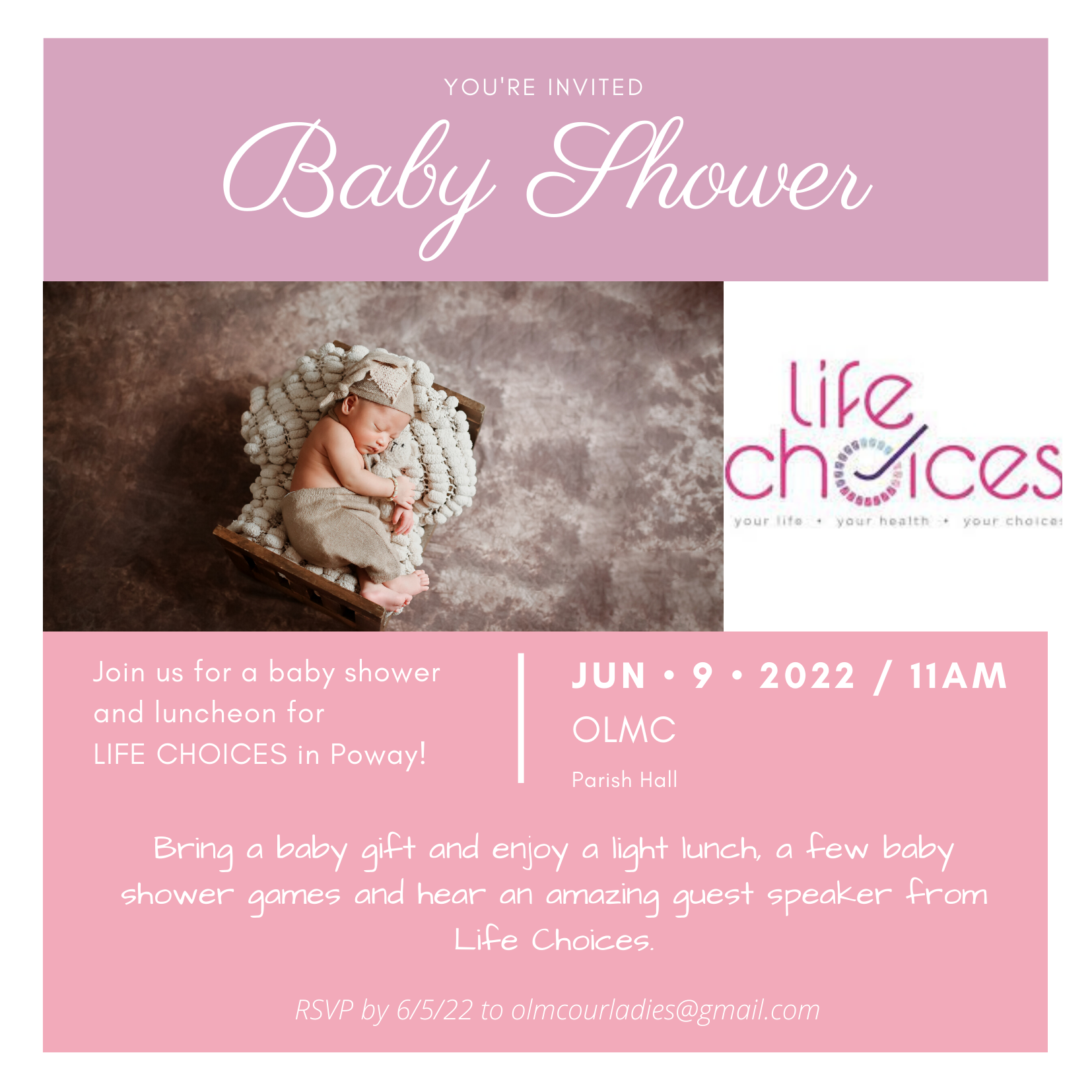 Women's 50+ Baby Shower 6-9-22