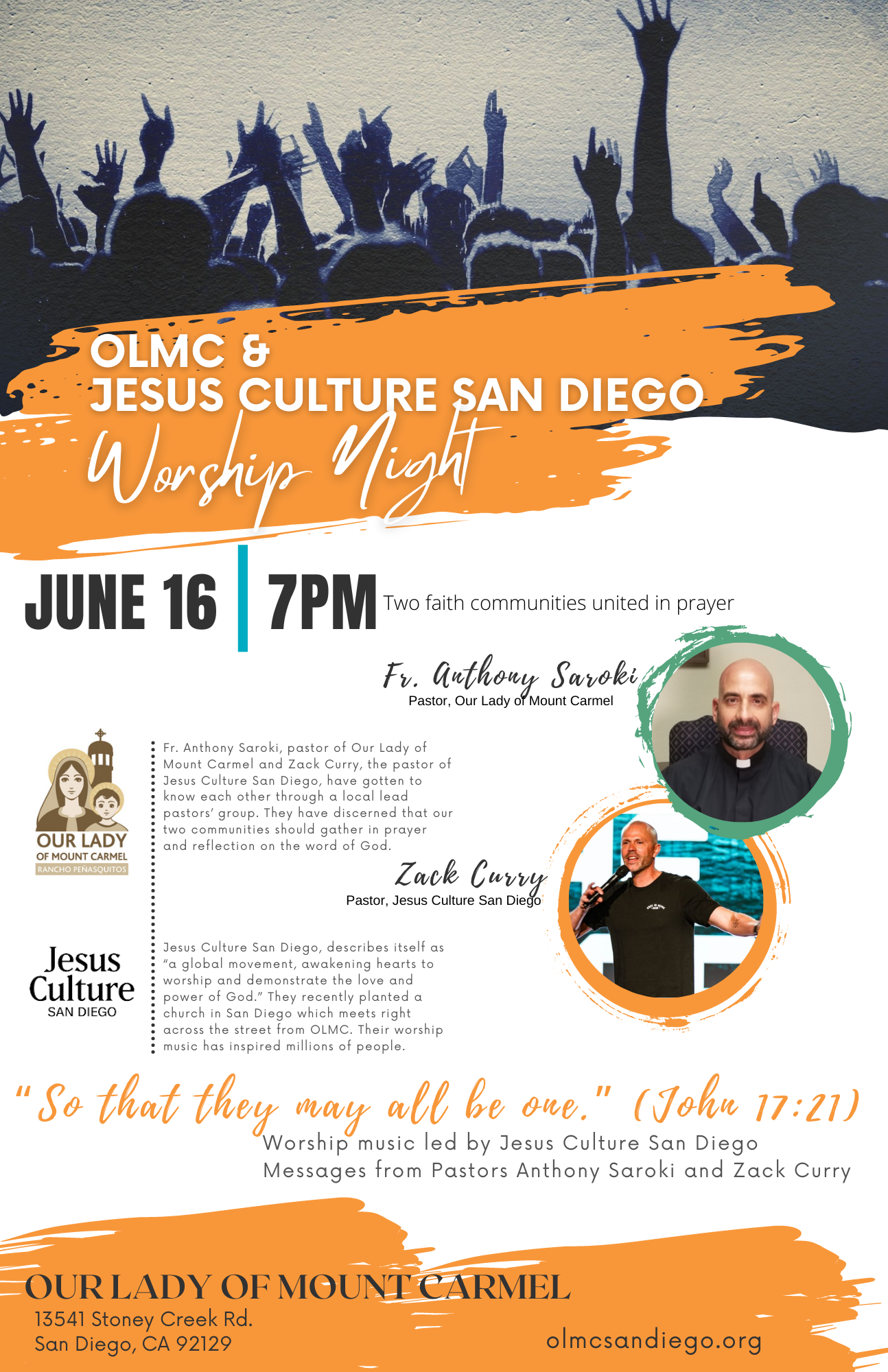 Worship Night w/Jesus Culture 6-16-22