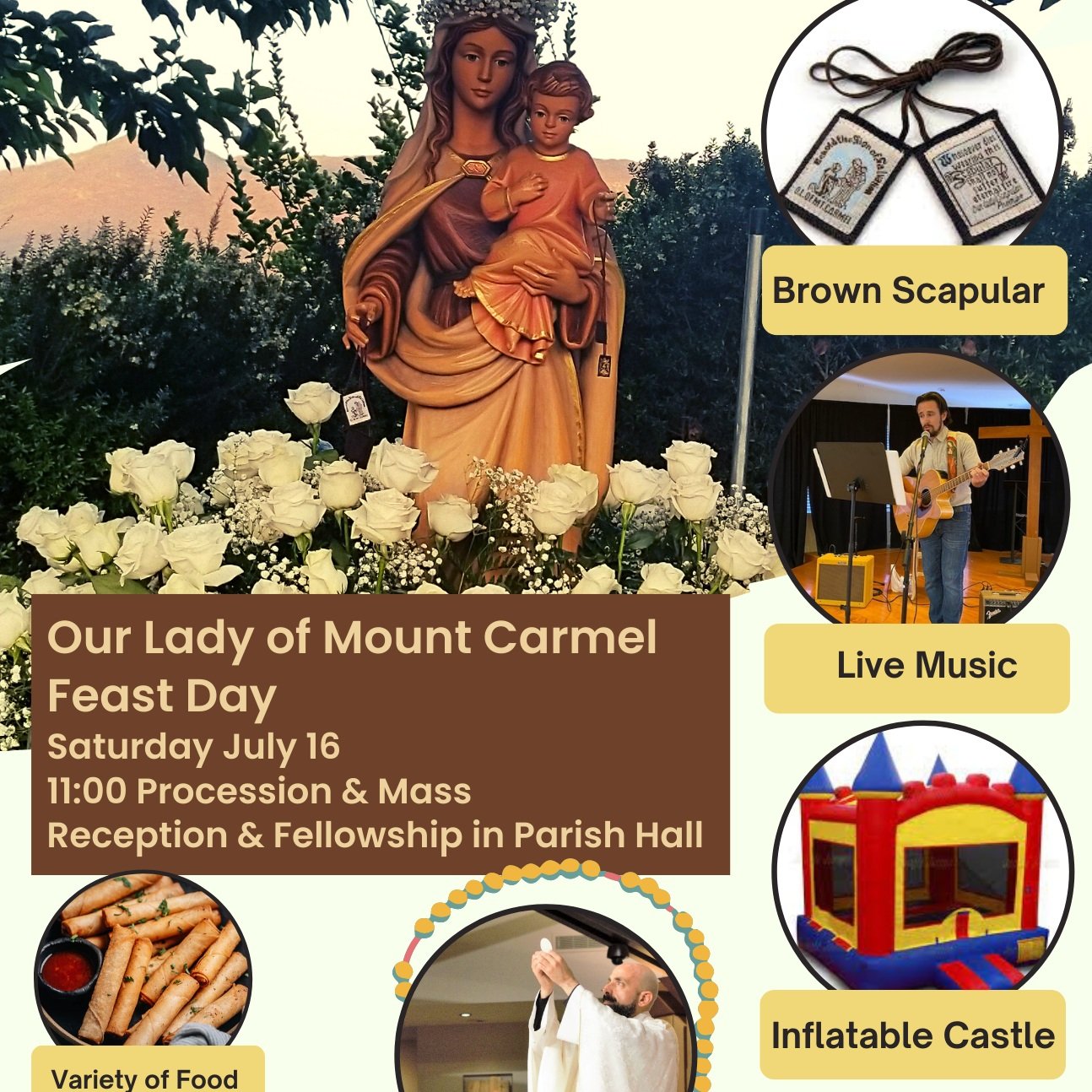 The Feast Day of Our Lady of Mount Carmel 7-16-22
