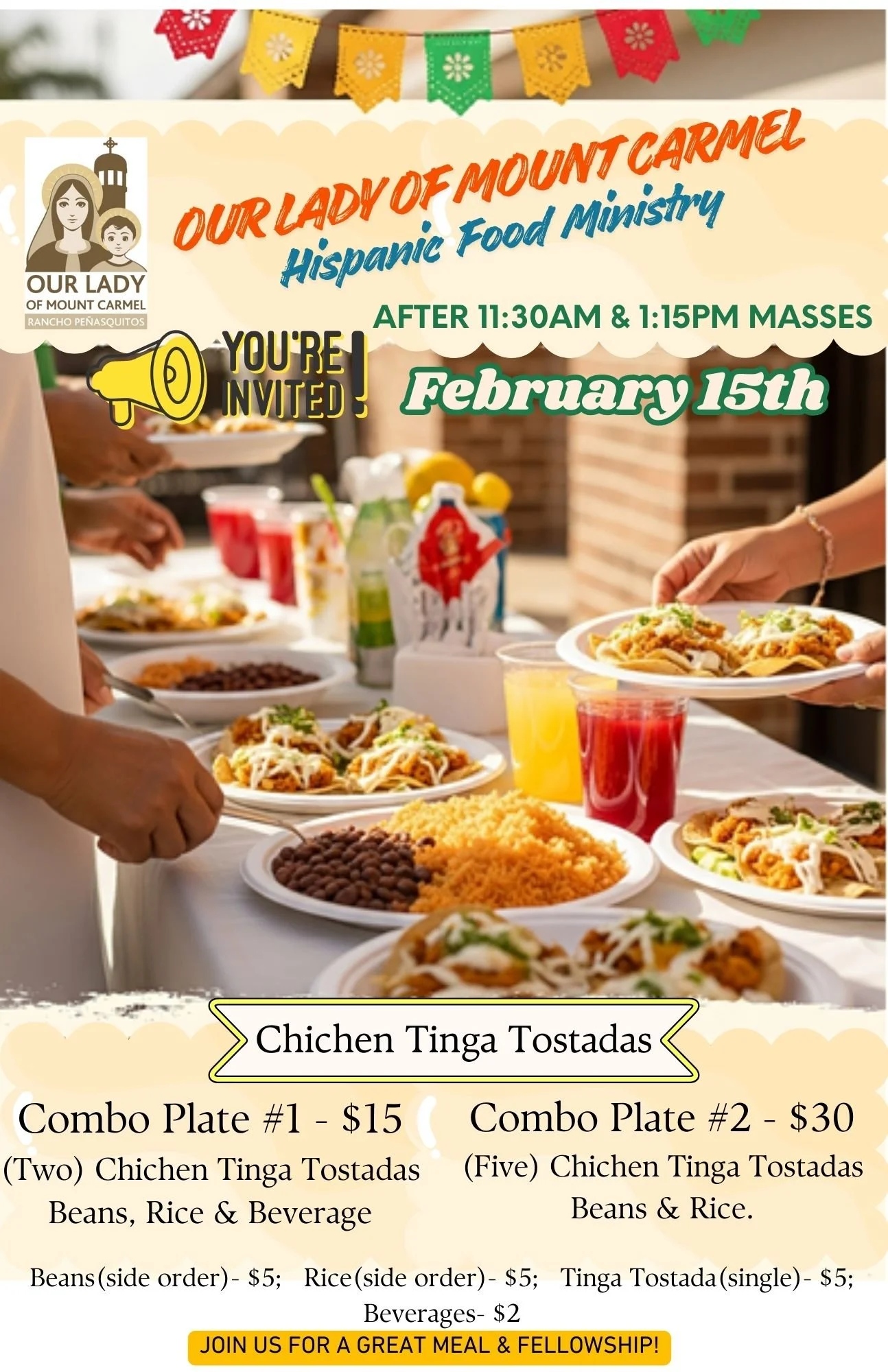 Hispanic Ministry Food Sales