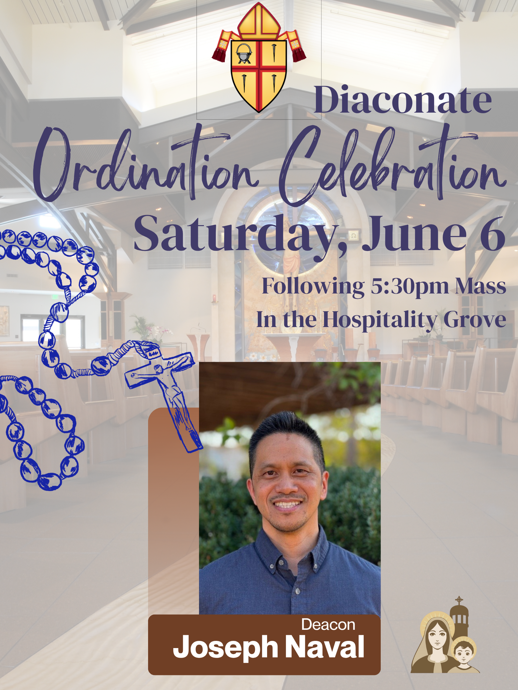 Deacon Joe Naval Celebration of Ordination