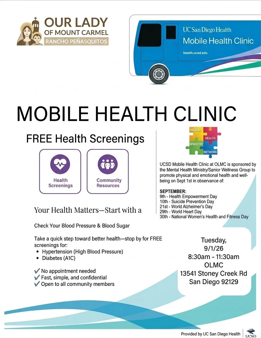 Mobile Health Clinic: Sponsored by OLMC Mental Health/Senior Wellness
