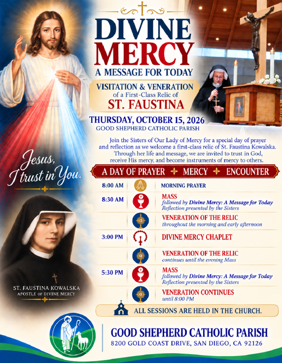 Divine Mercy: St. Faustina (at Good Shepherd)