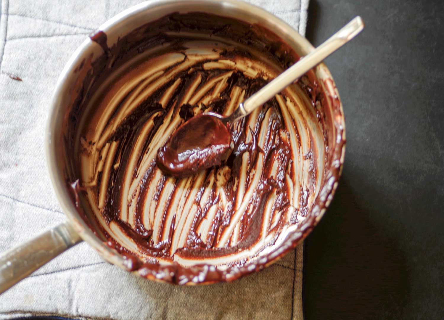 Don't forget to lick the pot!