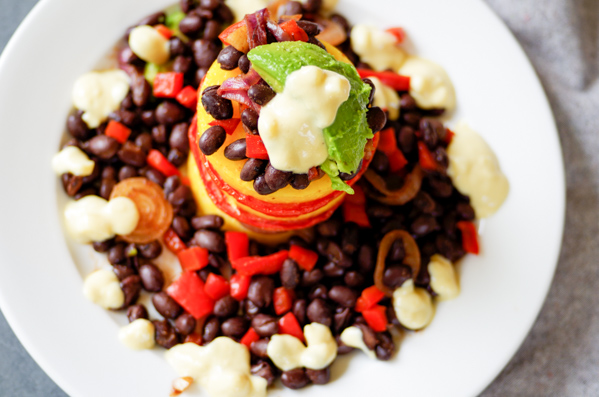 polenta-stack-with-beans