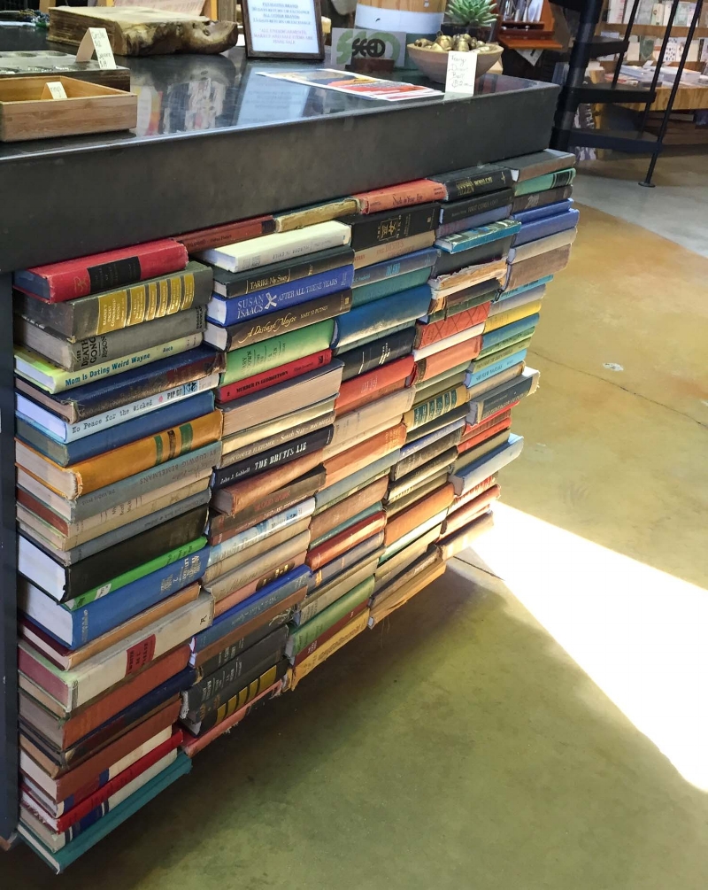 A cool way to upcycle old books, Seed People's Market