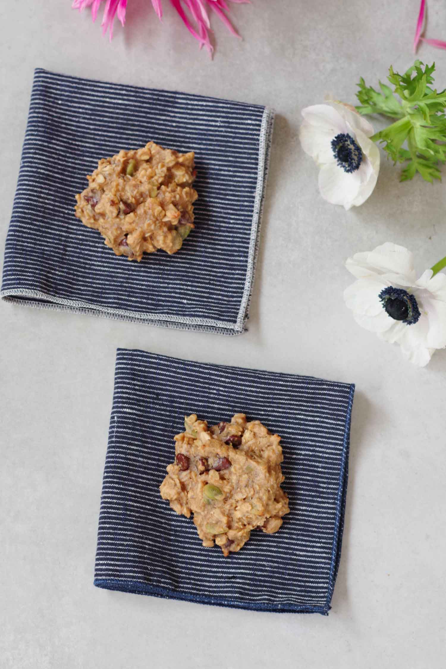 Power cookies with Marcelle Cocktail Napkins, by Beautiful Ingredient