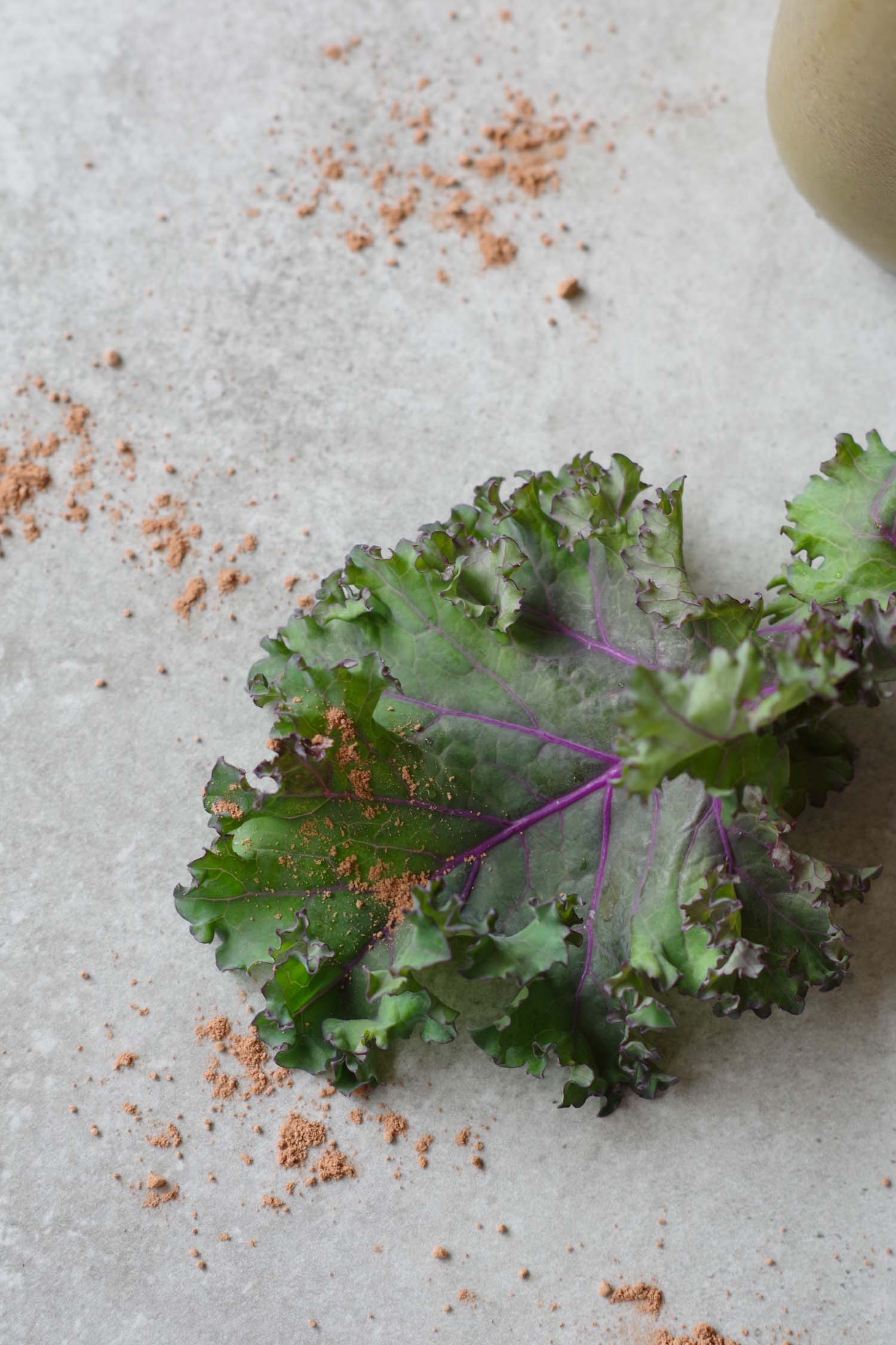 Kale for a Chocolate Almond Kale Smoothie, by Beautiful Ingredient
