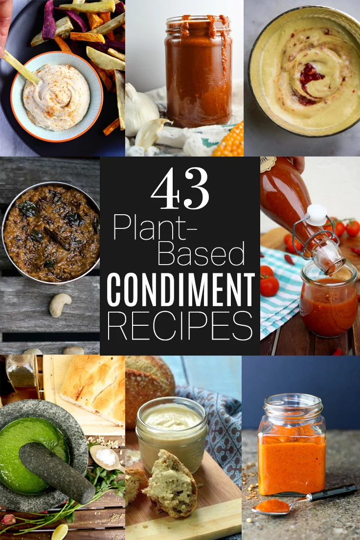 43 PlantBased Condiment Recipes — Beautiful Ingredient Plantbased