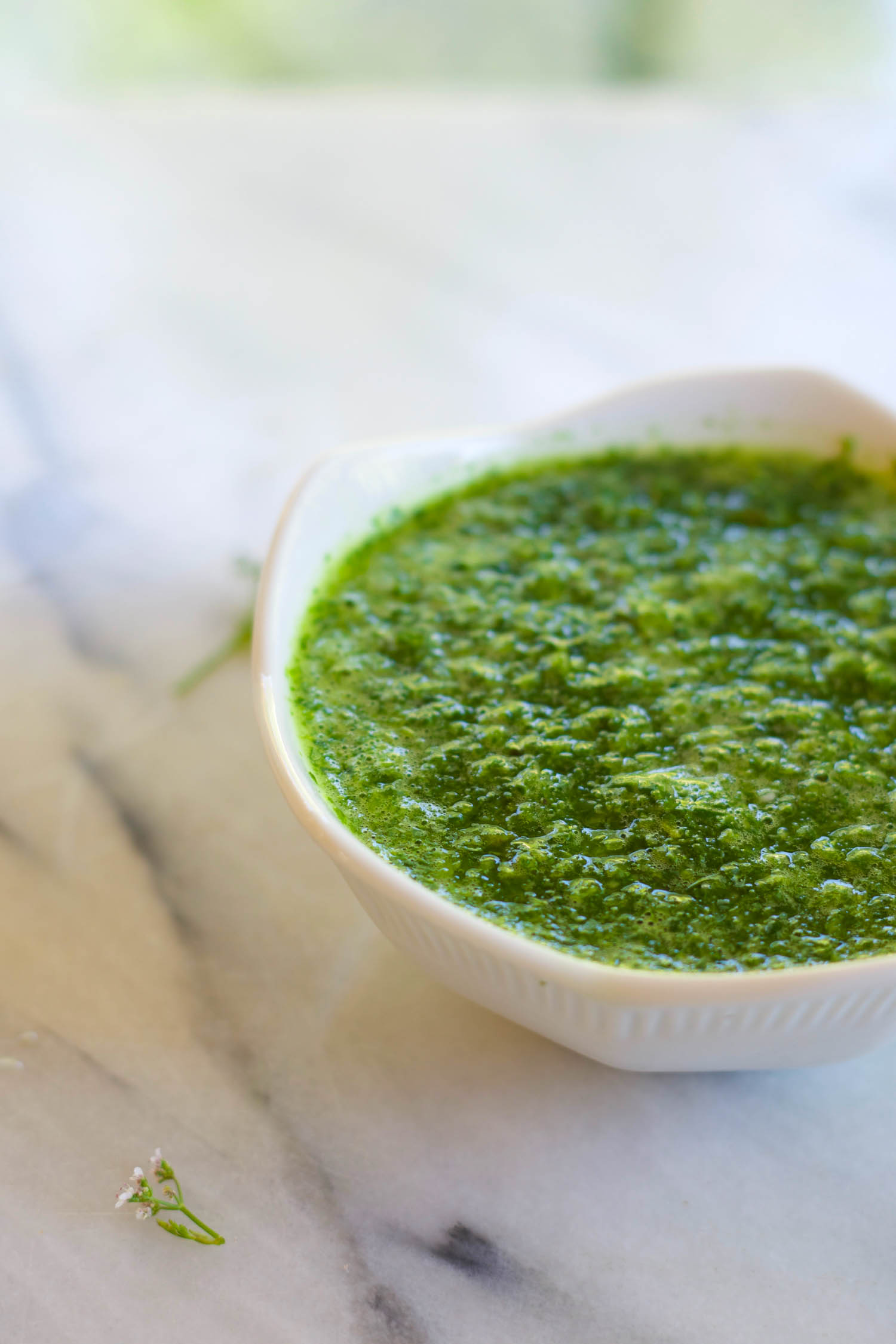 Chimichurri-ish is a quick &amp; easy sauce for grilled veggies, sandwiches, grains, salads, or whatever you'd like! By Beautiful Ingredient