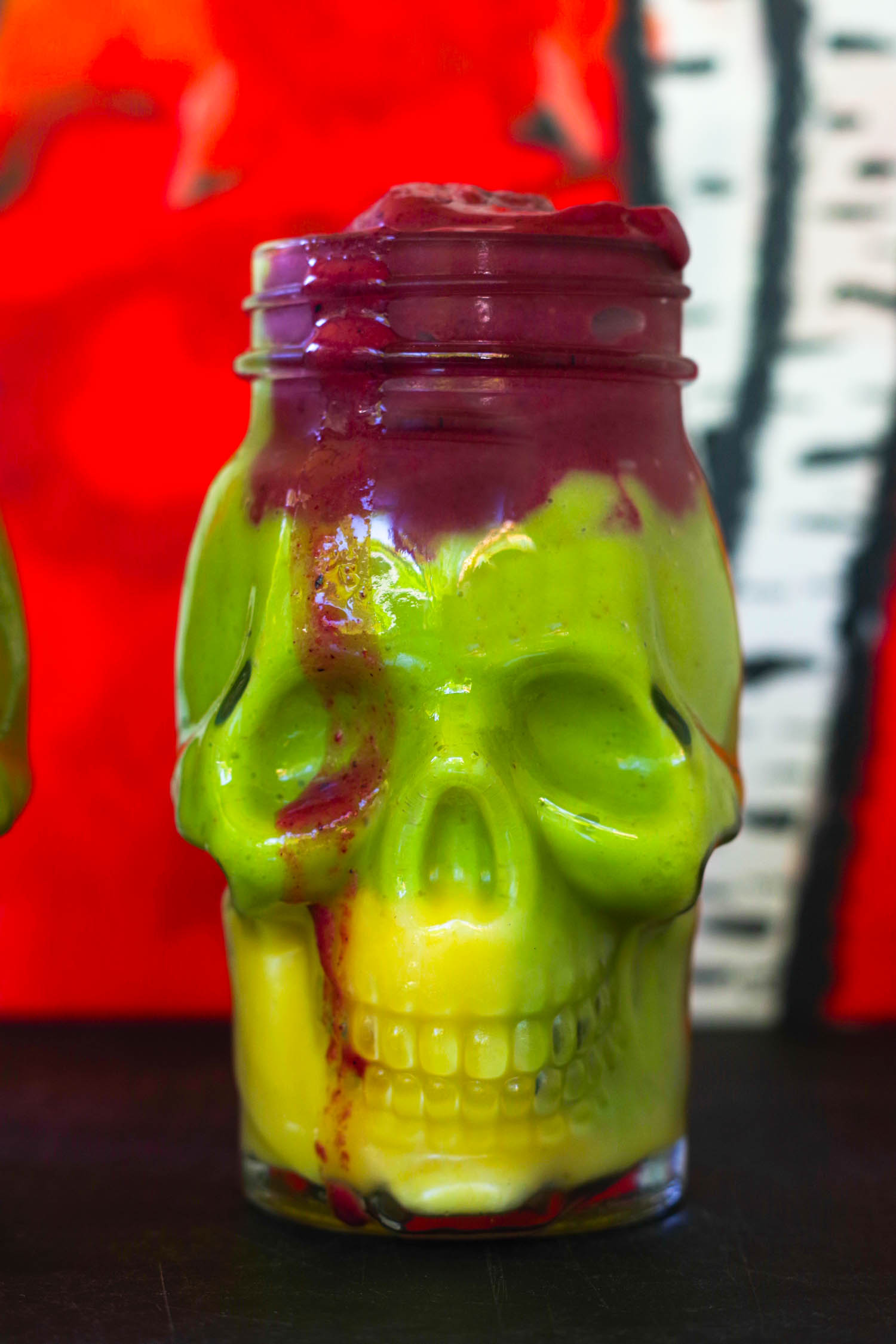 Easy Colorful Halloween Smoothies | refined sugar-free By Beautiful Ingredient