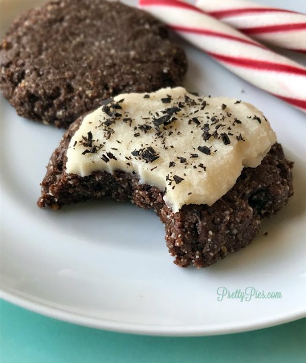 Vegan &amp; Gluten-Free Peppermint Mocha Cookies by Emily Rose of Pretty Pies