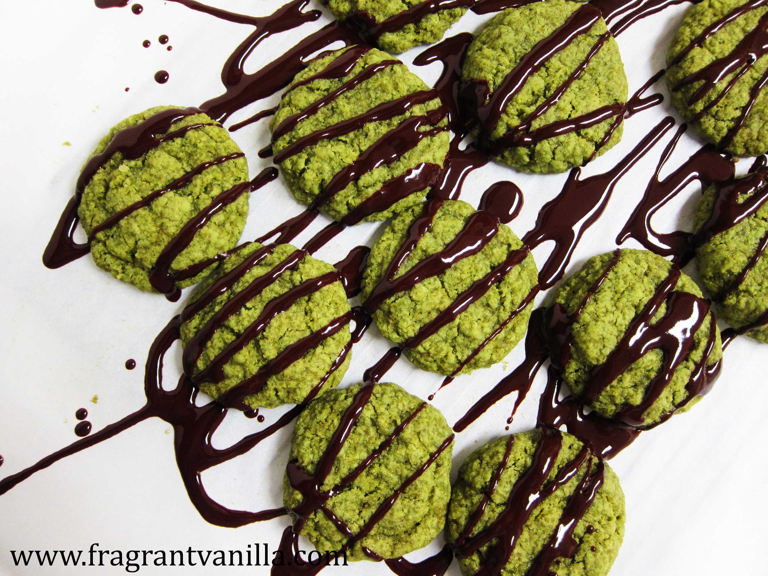 Vegan &amp; Gluten-Free Matcha Mint Sugar Cookies by Amy of Fragrant Vanilla